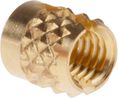 Threaded Insert, M3, 4 x 4.78mm, Brass, Pack of 100 pieces